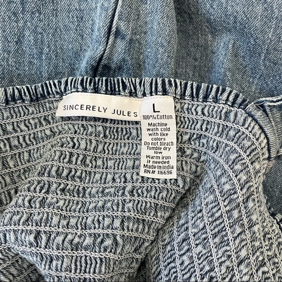 Sincerely Jules Denim Romper - Picture 7 of 7